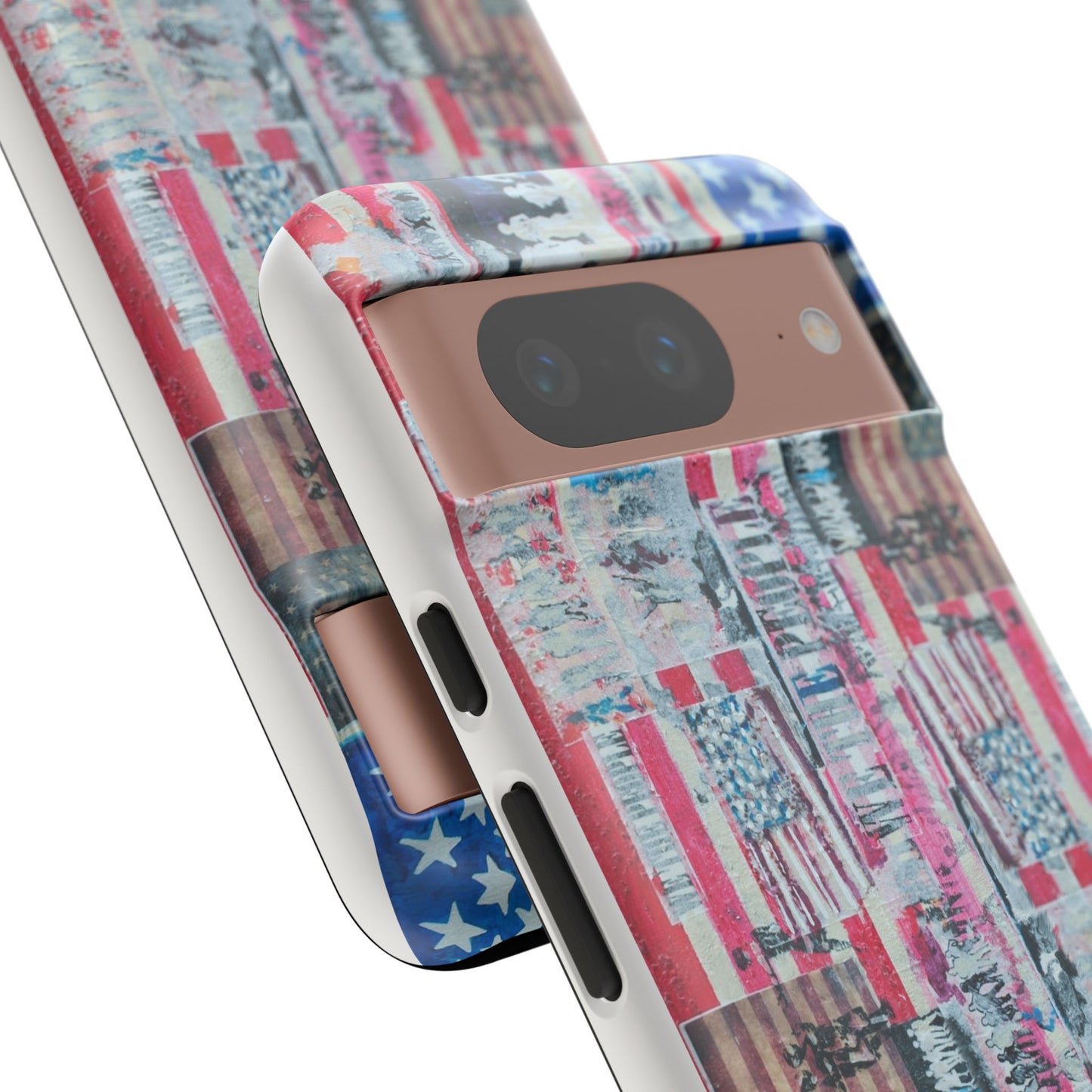 Patriotic Phone Case -We The People Image - Tough Cases with American Flag Design