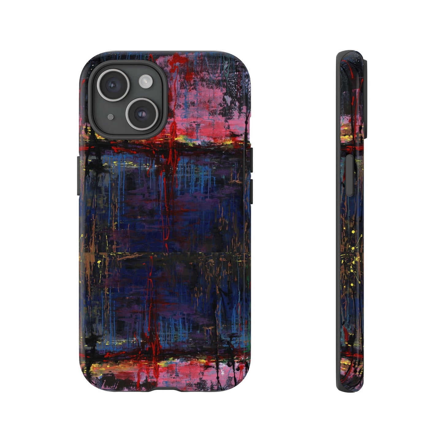 Artistic Tough Cases - Colorful Abstract Phone Case for Creative Souls- Illumination Image