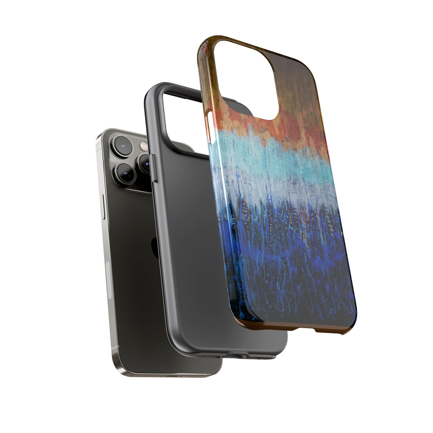 Artistic Tough iPhone Case - Colorful Abstract Design