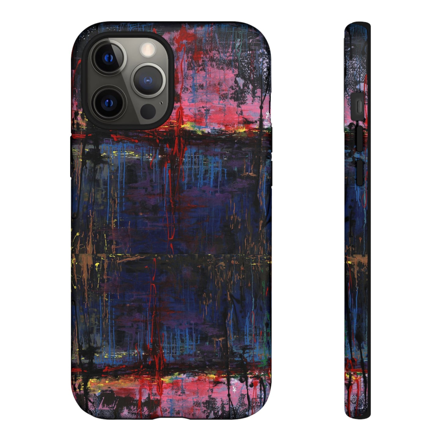 Artistic Tough Cases - Colorful Abstract Phone Case for Creative Souls- Illumination Image