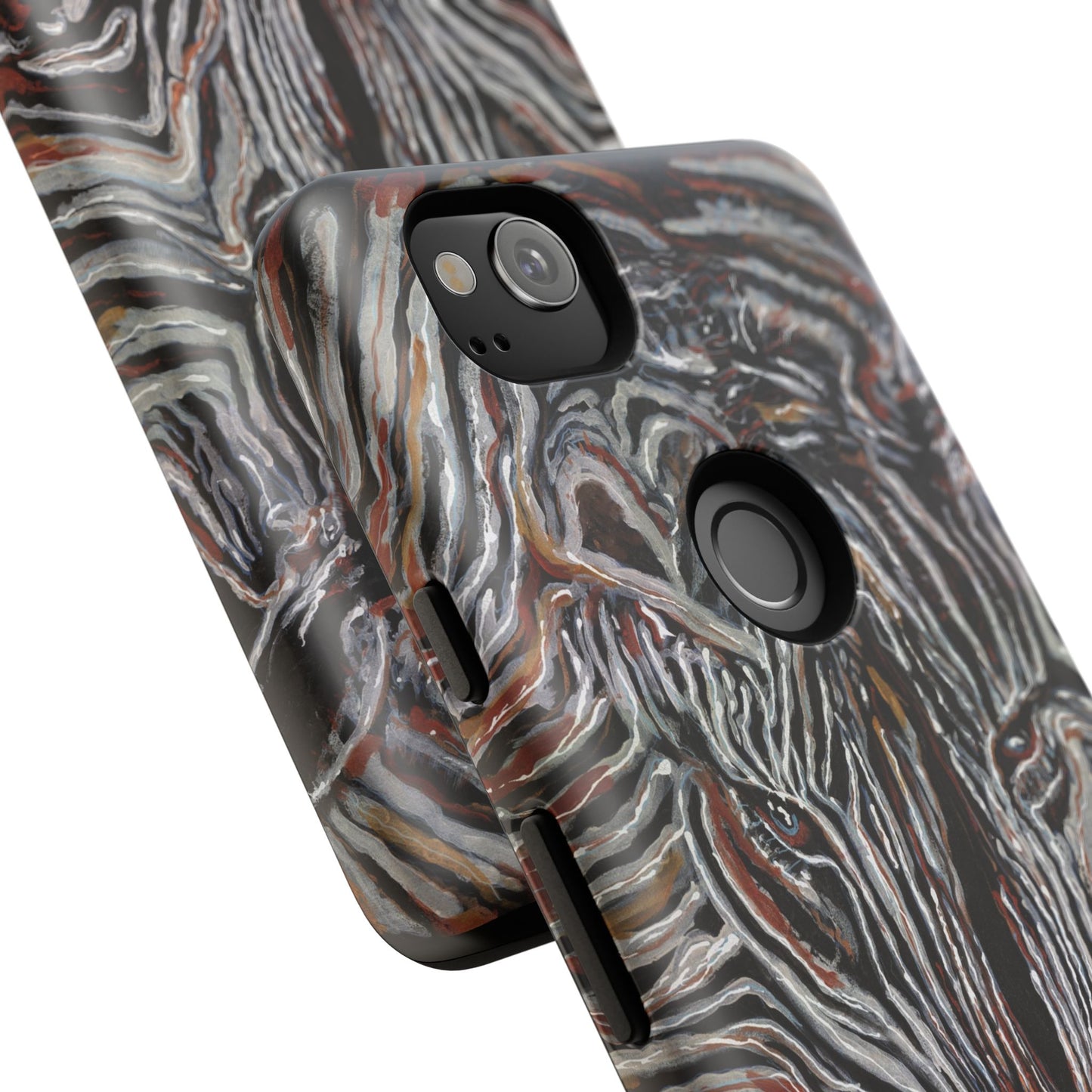 Artistic Zebra Phone Case Twin Zebra Image- Tough Protection for Wildlife Lovers