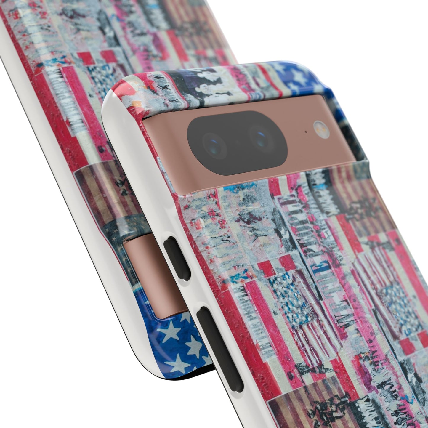Patriotic Phone Case -We The People Image - Tough Cases with American Flag Design