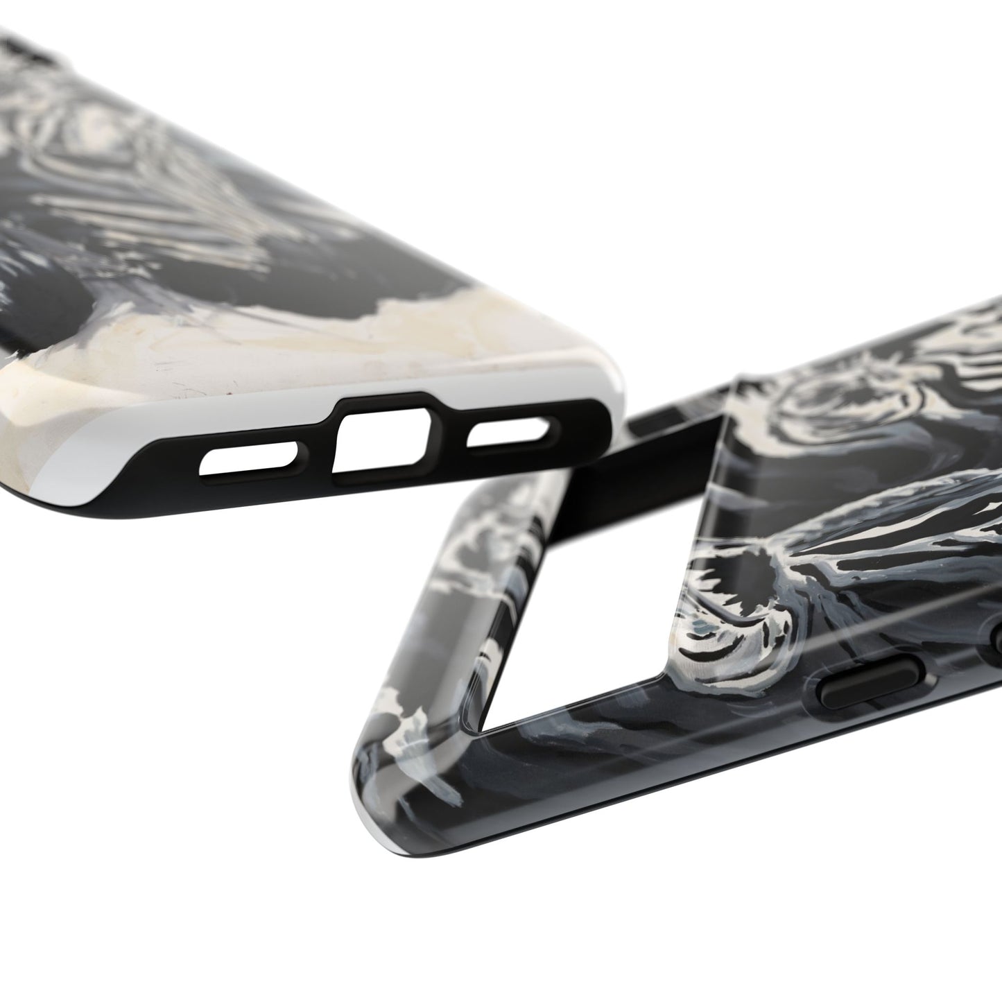 Artistic Zebra Print Phone Case -Tough Cases- Baby Zebras Image
