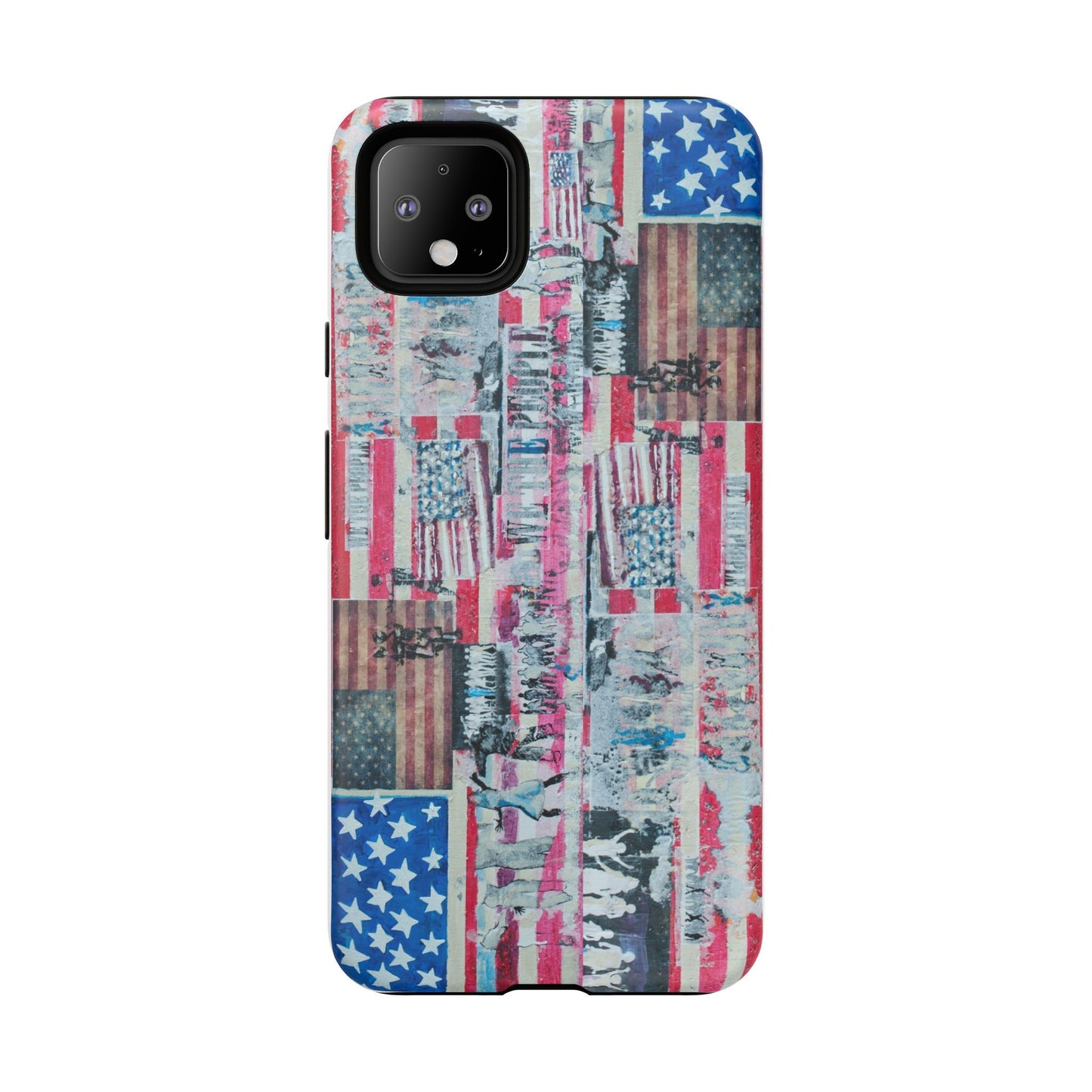 Patriotic Phone Case -We The People Image - Tough Cases with American Flag Design