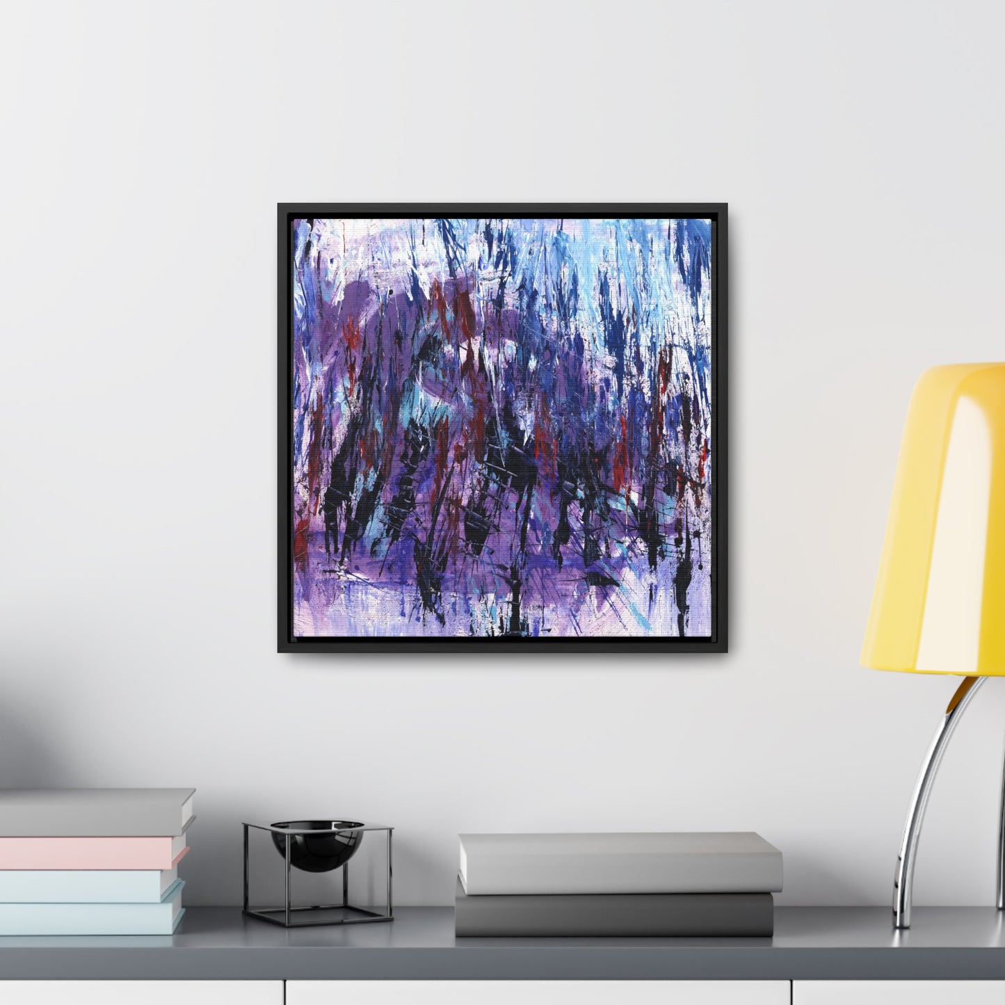 White Spring - Framed Canvas Print