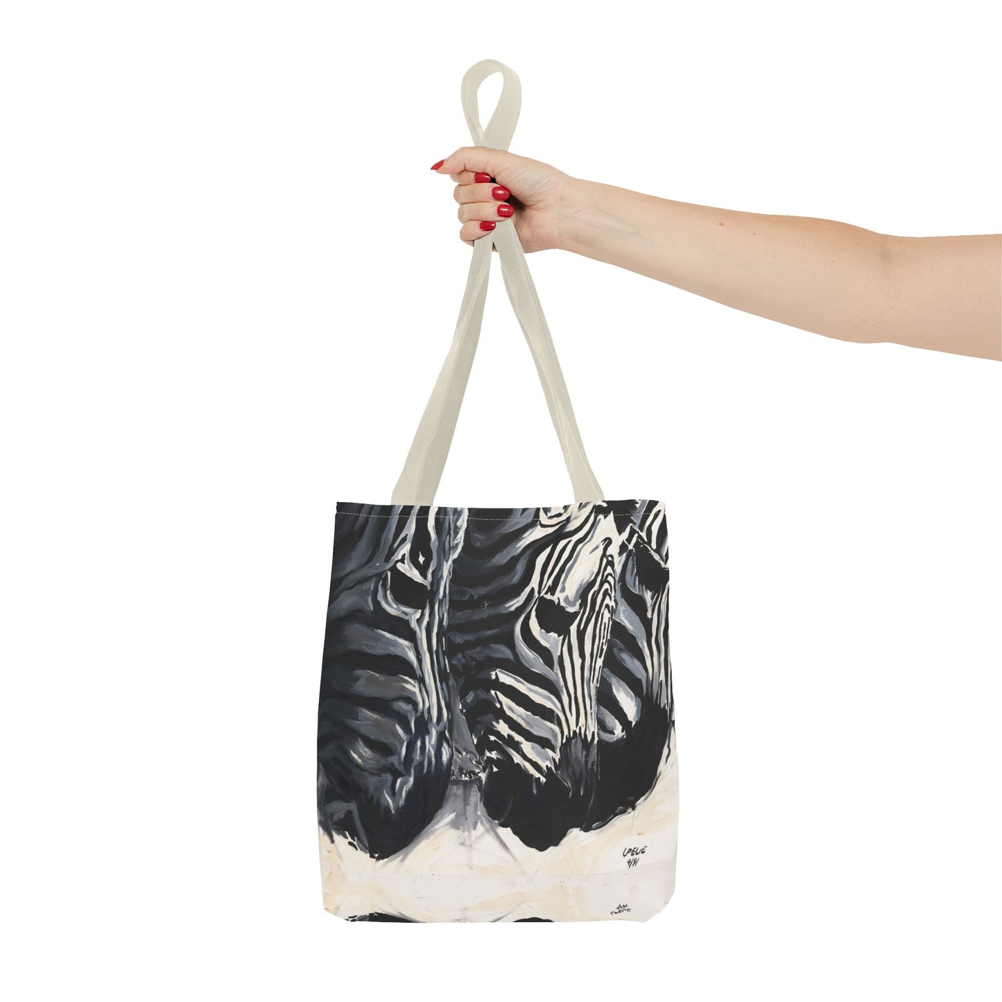 The Baby Zebras Image- Tote Bag