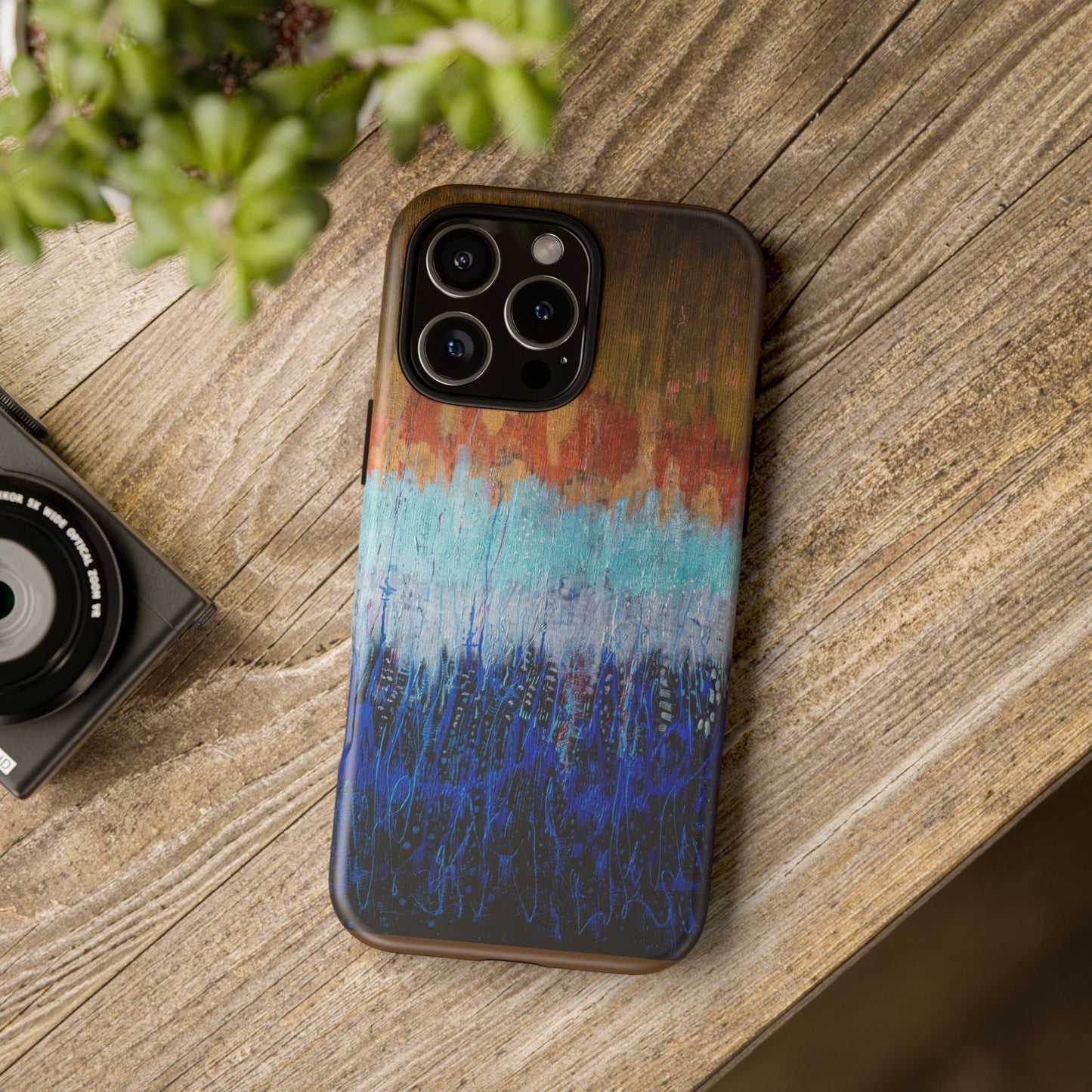 Artistic Tough iPhone Case - Colorful Abstract Design
