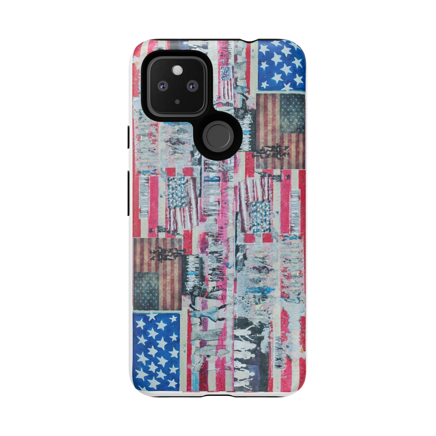 Patriotic Phone Case -We The People Image - Tough Cases with American Flag Design
