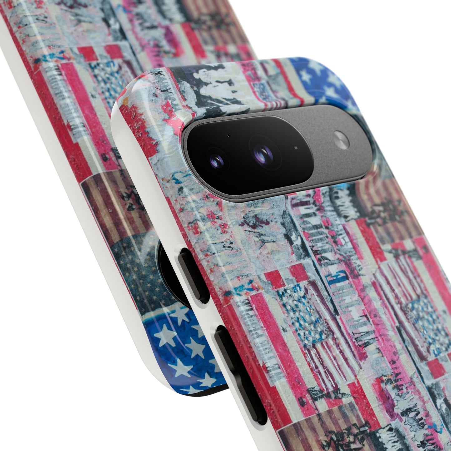 Patriotic Phone Case -We The People Image - Tough Cases with American Flag Design