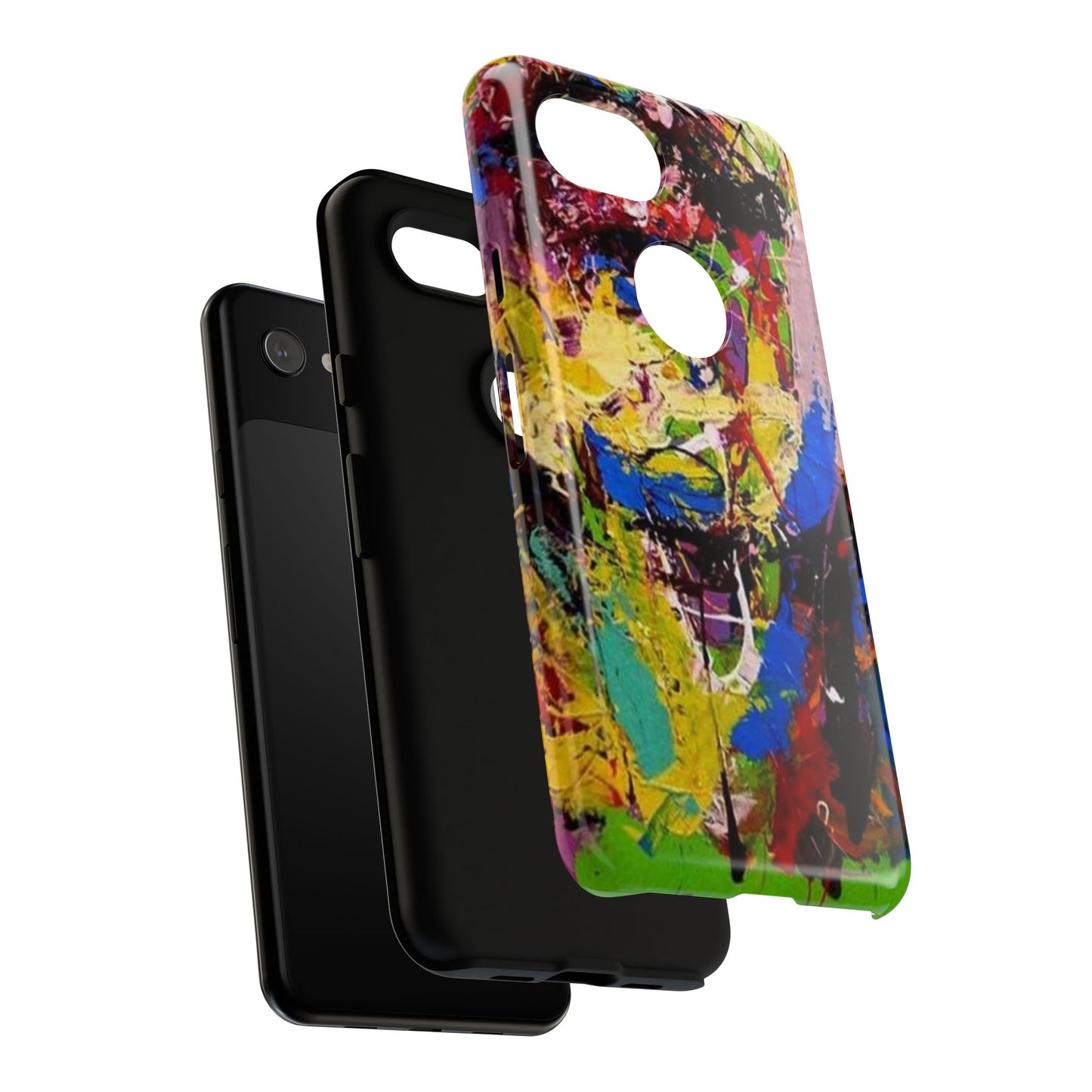 Vibrant Abstract Phone Case - Tough Cases for Bold Individuals