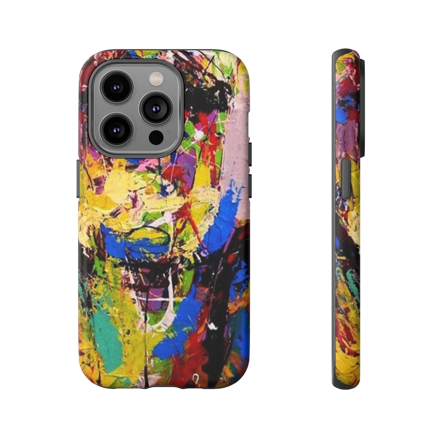 Vibrant Abstract Phone Case - Tough Cases for Bold Individuals