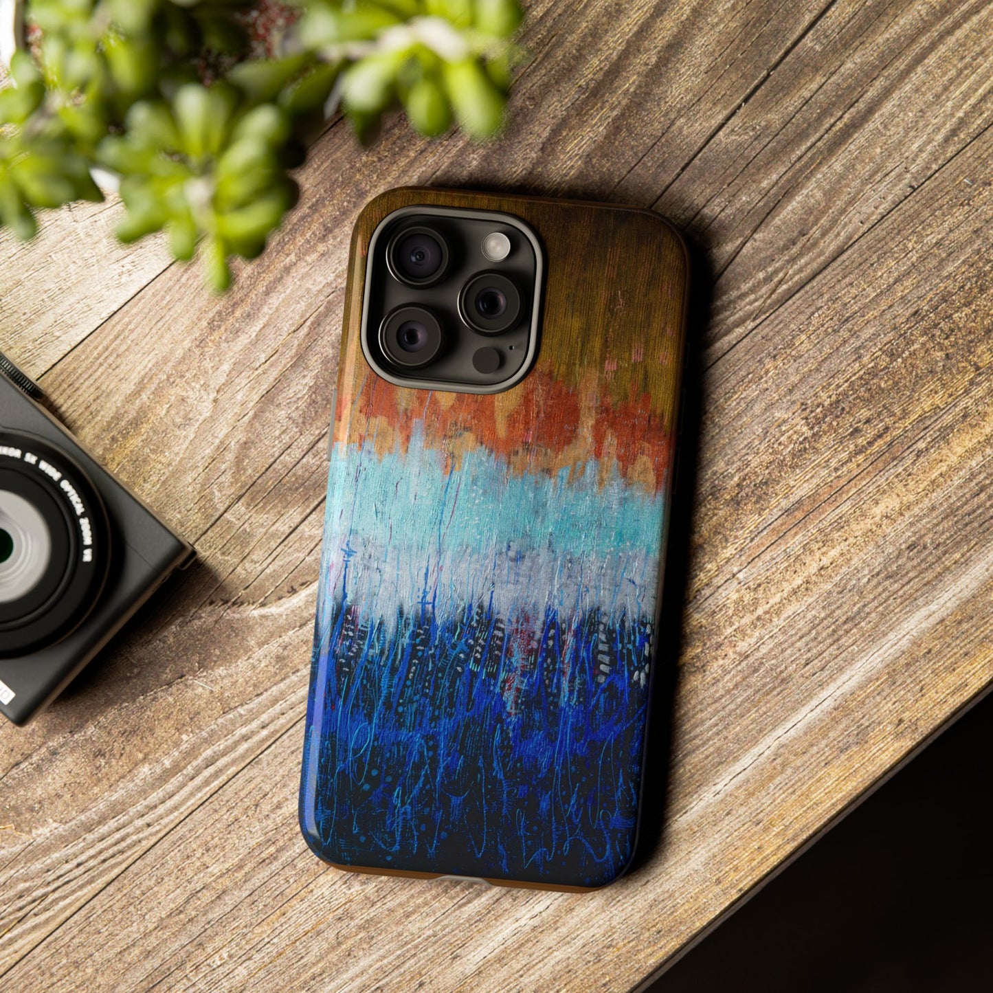 Artistic Tough iPhone Case - Colorful Abstract Design