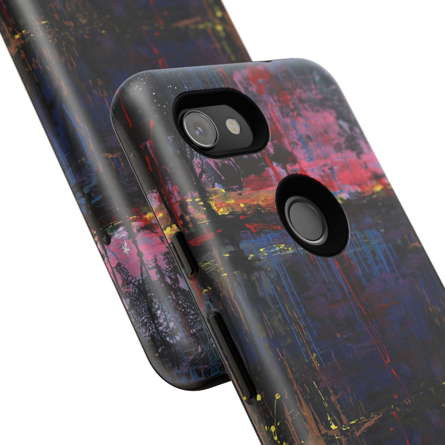 Artistic Tough Cases - Colorful Abstract Phone Case for Creative Souls- Illumination Image