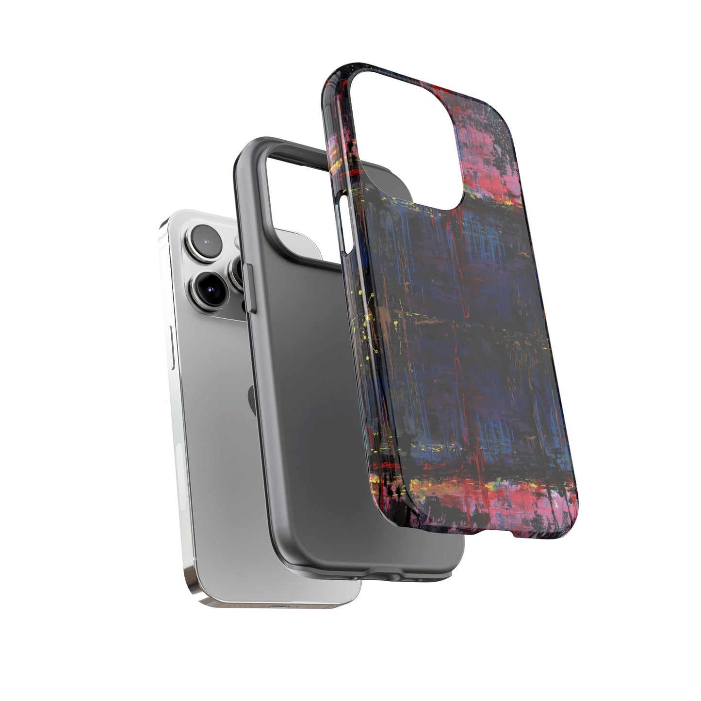 Artistic Tough Cases - Colorful Abstract Phone Case for Creative Souls- Illumination Image