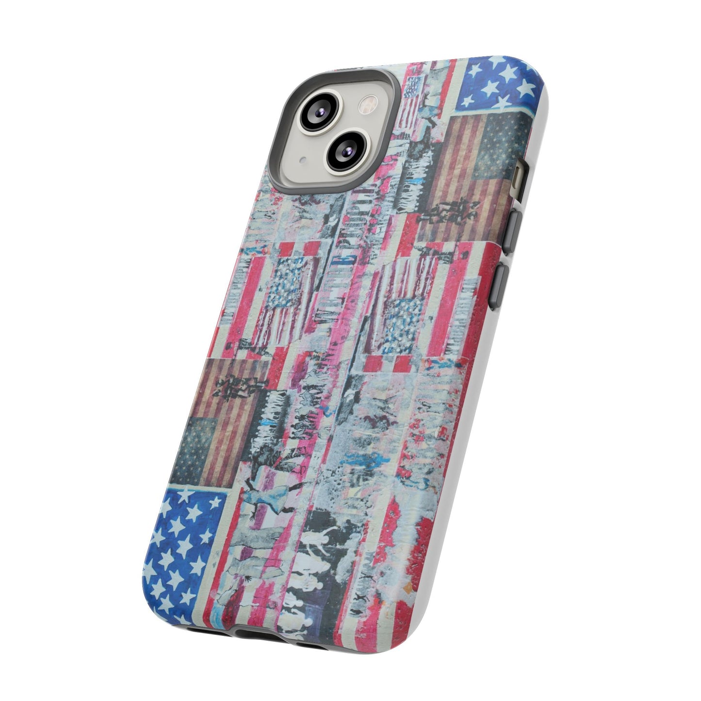 Patriotic Phone Case -We The People Image - Tough Cases with American Flag Design