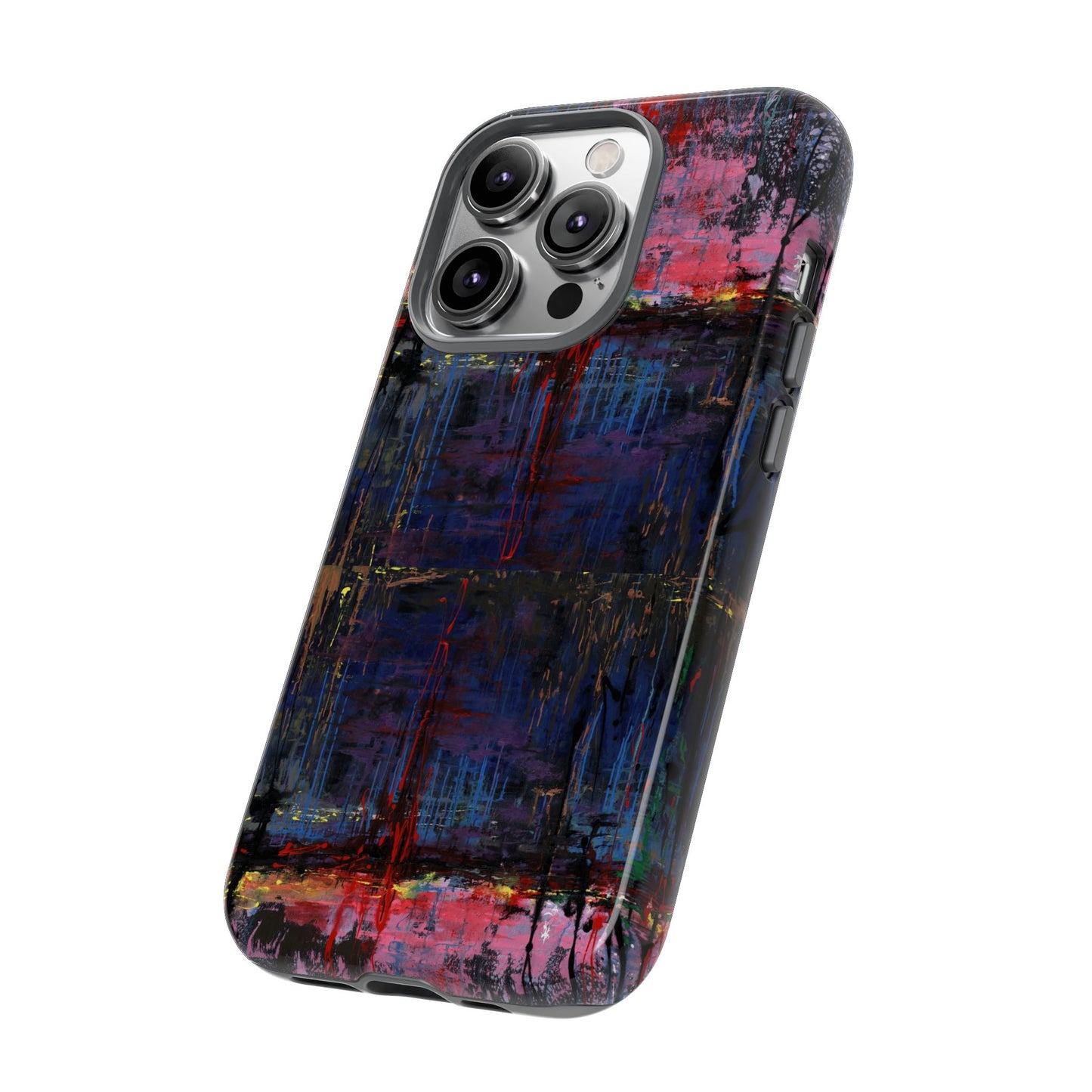 Artistic Tough Cases - Colorful Abstract Phone Case for Creative Souls- Illumination Image