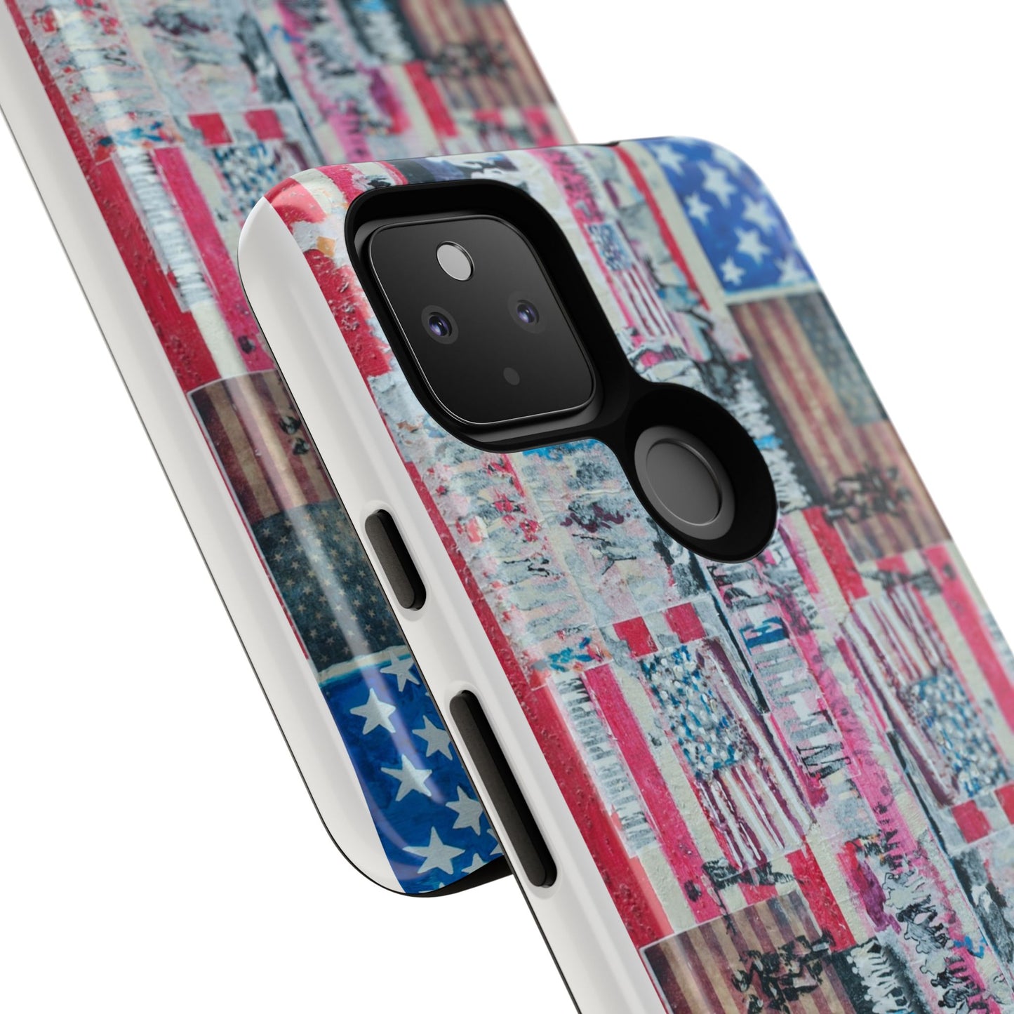 Patriotic Phone Case -We The People Image - Tough Cases with American Flag Design