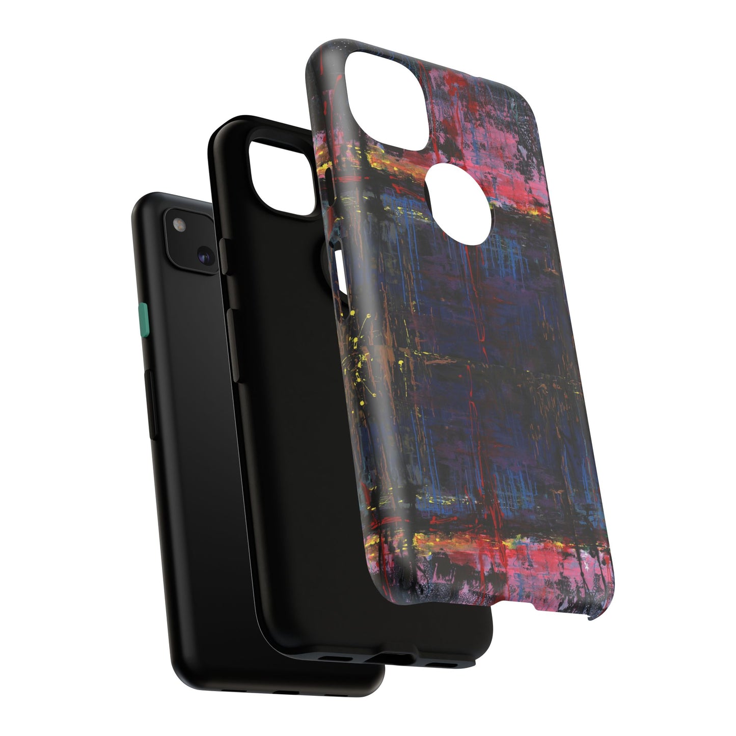 Artistic Tough Cases - Colorful Abstract Phone Case for Creative Souls- Illumination Image