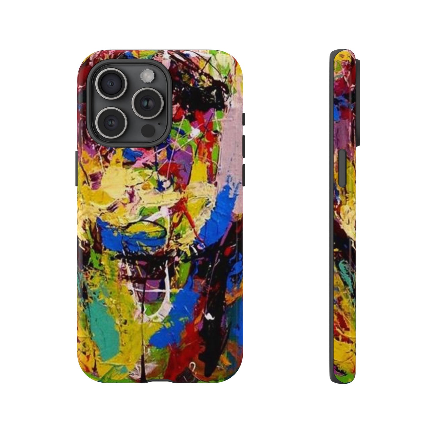 Vibrant Abstract Phone Case - Tough Cases for Bold Individuals