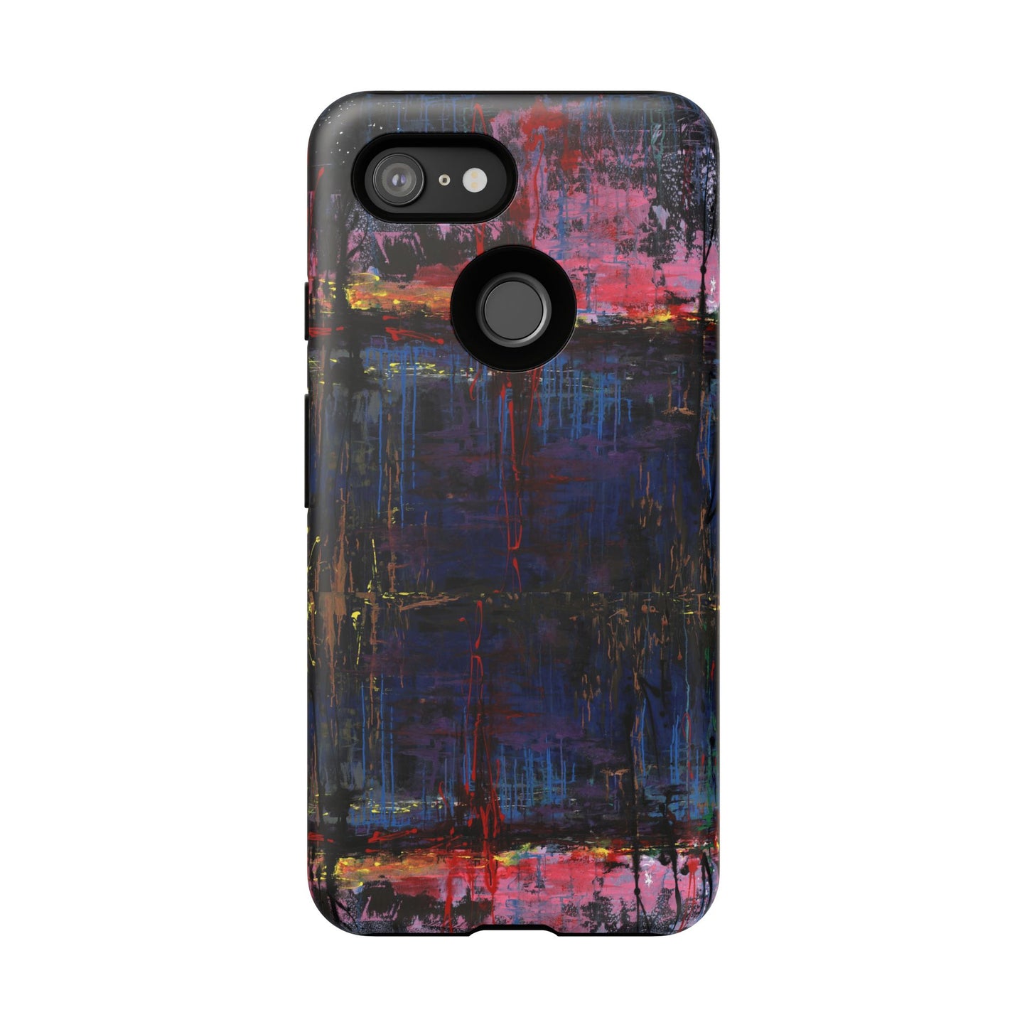 Artistic Tough Cases - Colorful Abstract Phone Case for Creative Souls- Illumination Image