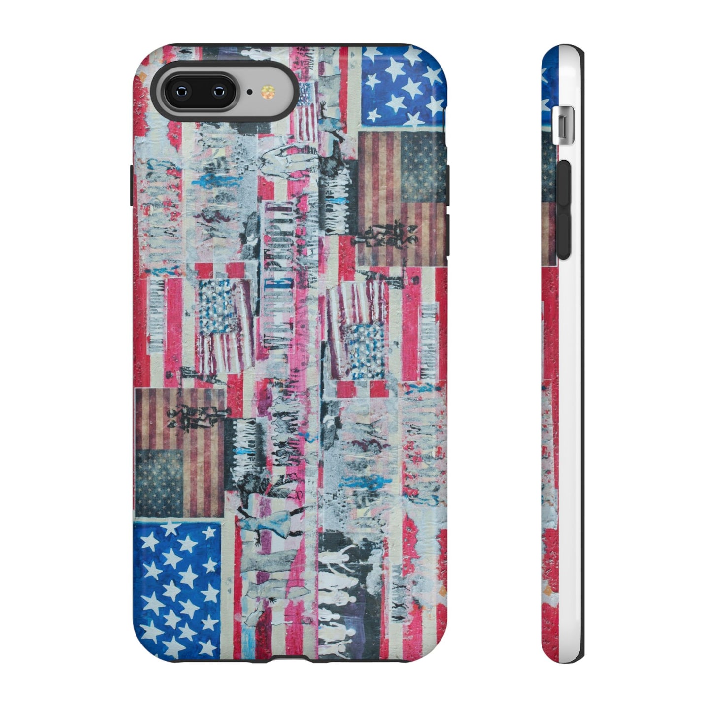 Patriotic Phone Case -We The People Image - Tough Cases with American Flag Design