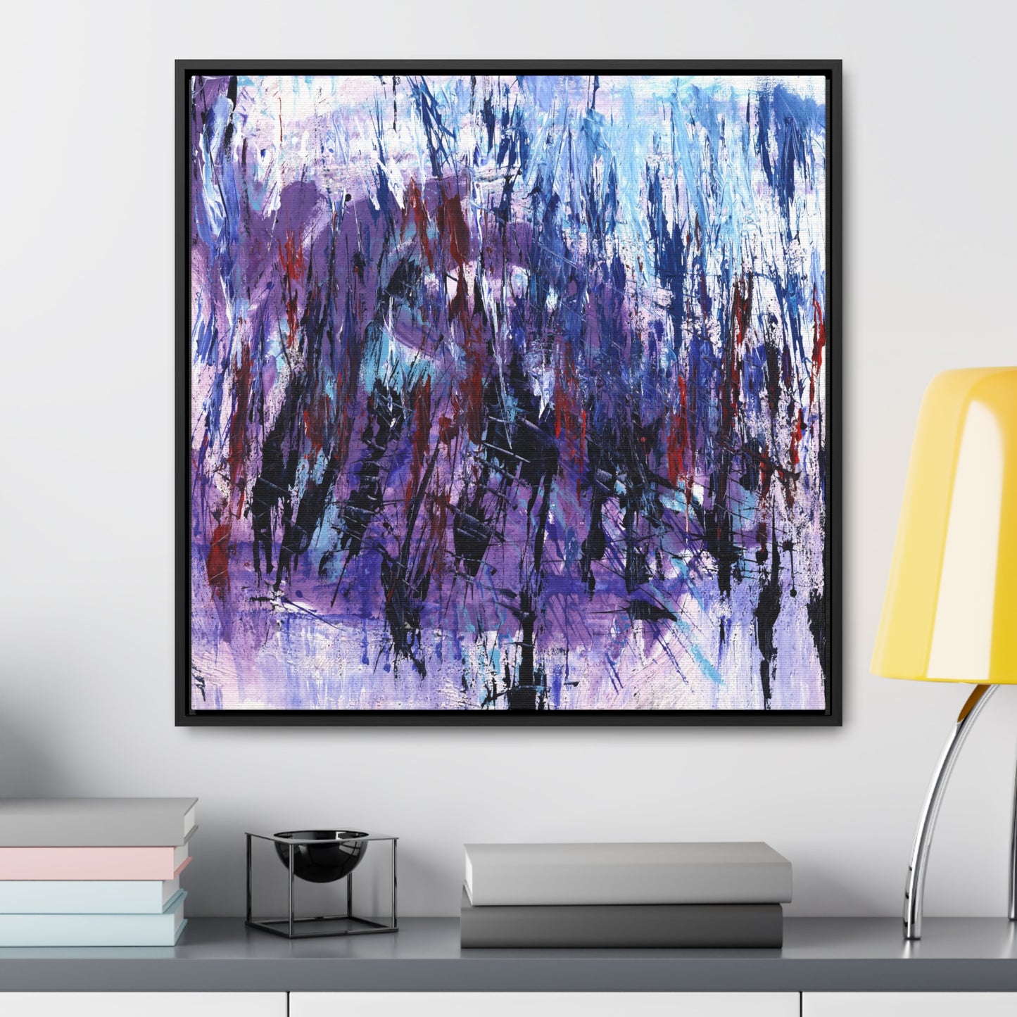 White Spring - Framed Canvas Print