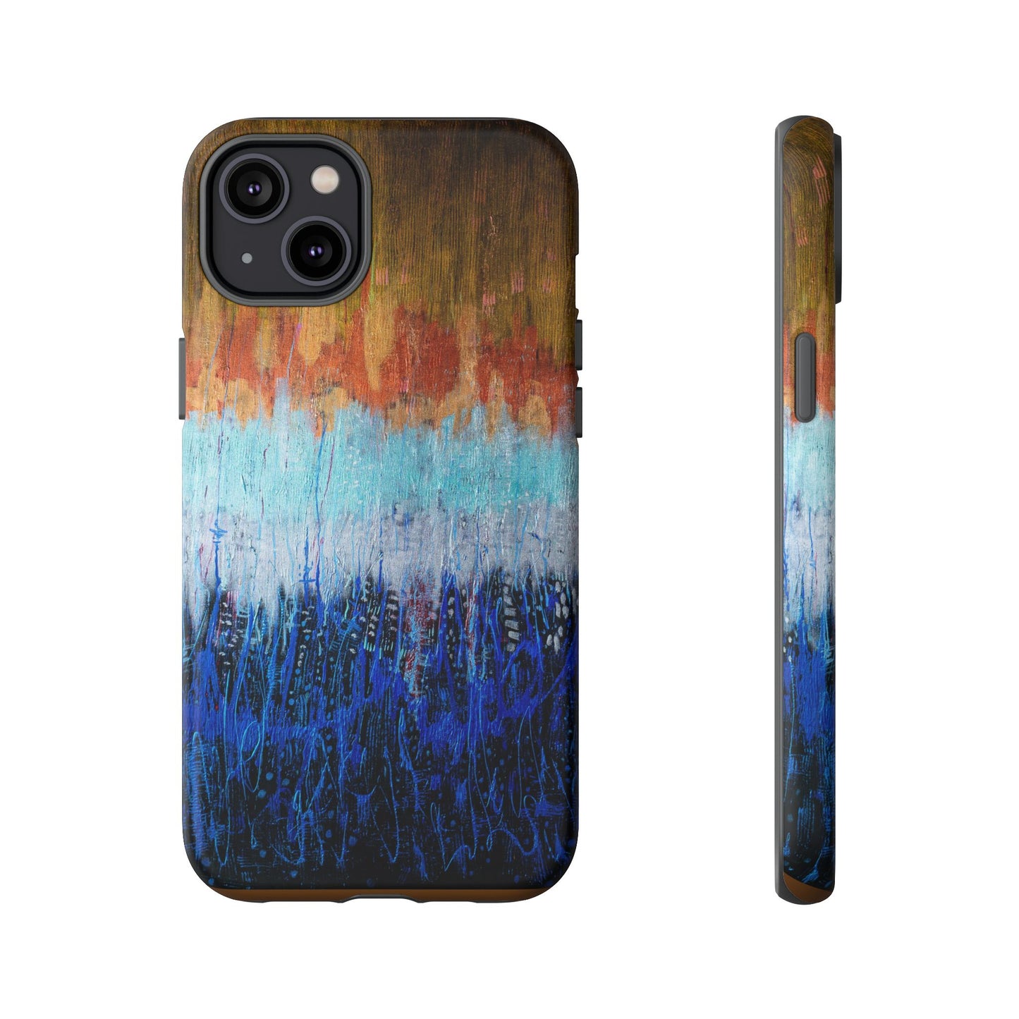 Artistic Tough iPhone Case - Colorful Abstract Design