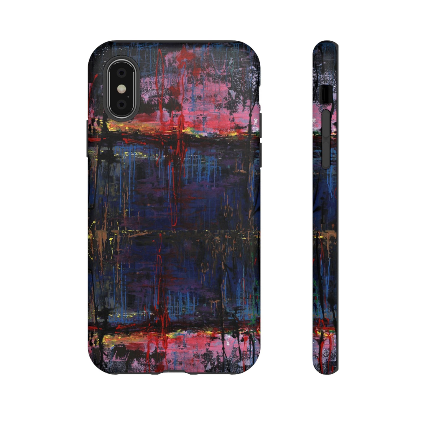 Artistic Tough Cases - Colorful Abstract Phone Case for Creative Souls- Illumination Image