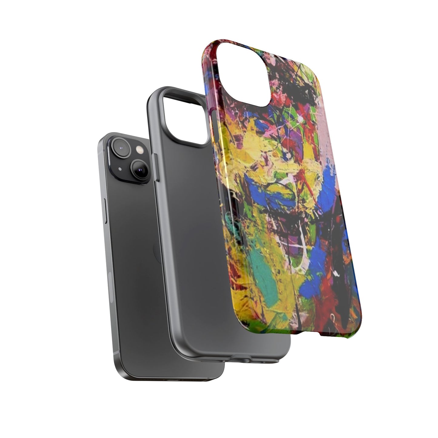 Vibrant Abstract Phone Case - Tough Cases for Bold Individuals