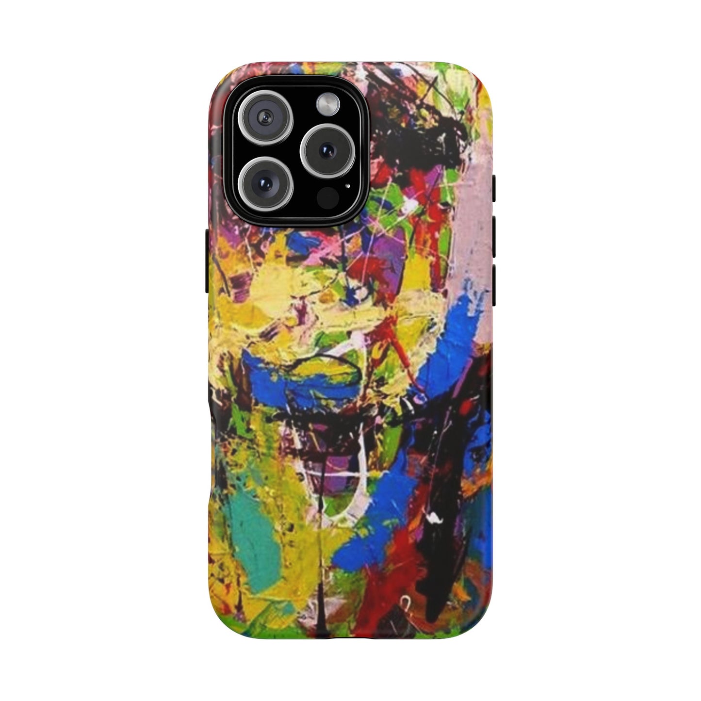 Vibrant Abstract Phone Case - Tough Cases for Bold Individuals