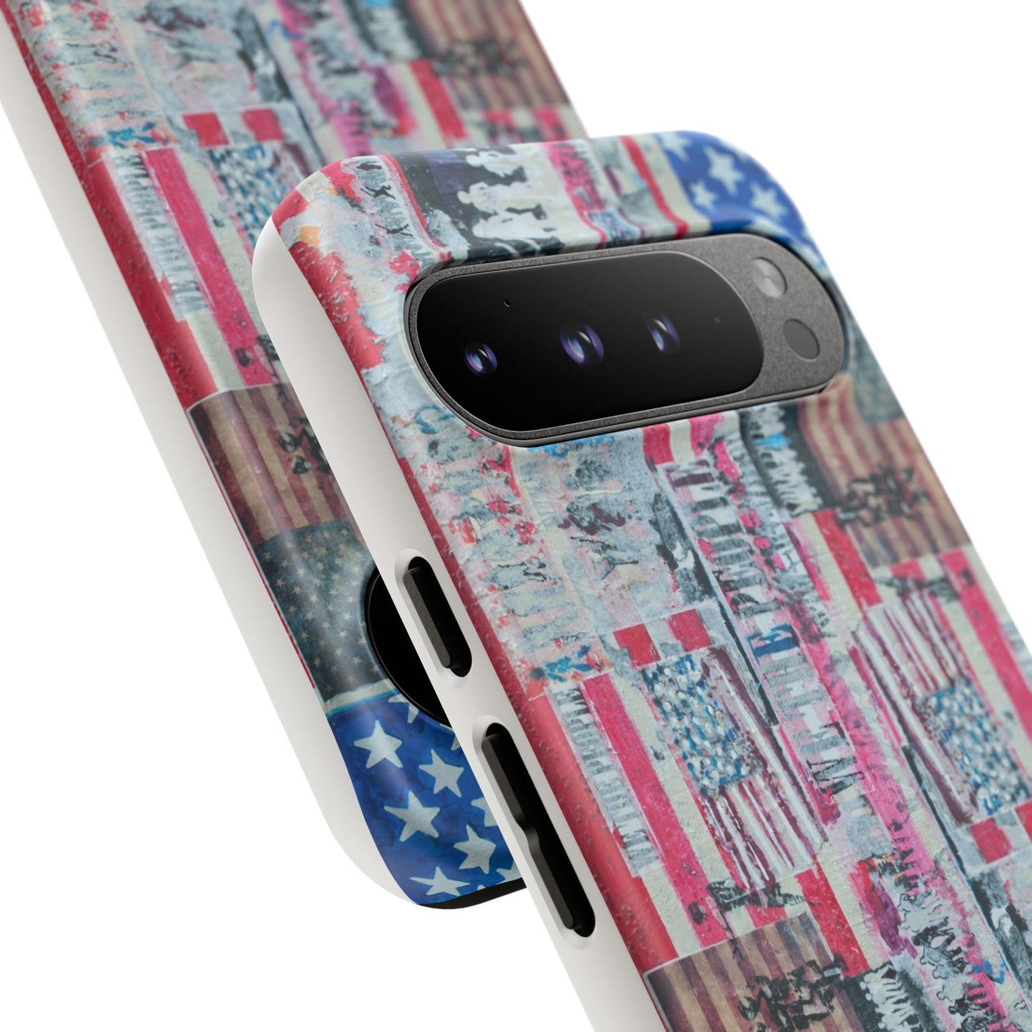 Patriotic Phone Case -We The People Image - Tough Cases with American Flag Design