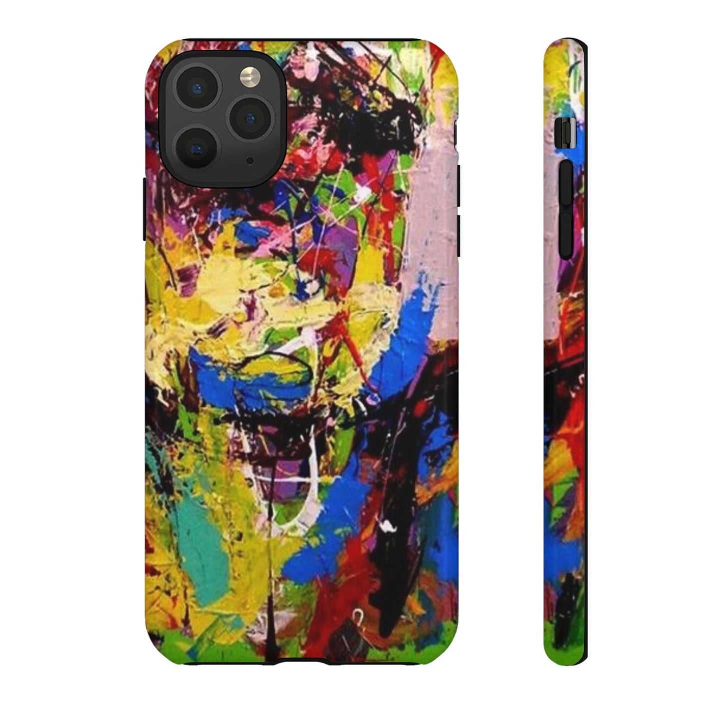 Vibrant Abstract Phone Case - Tough Cases for Bold Individuals