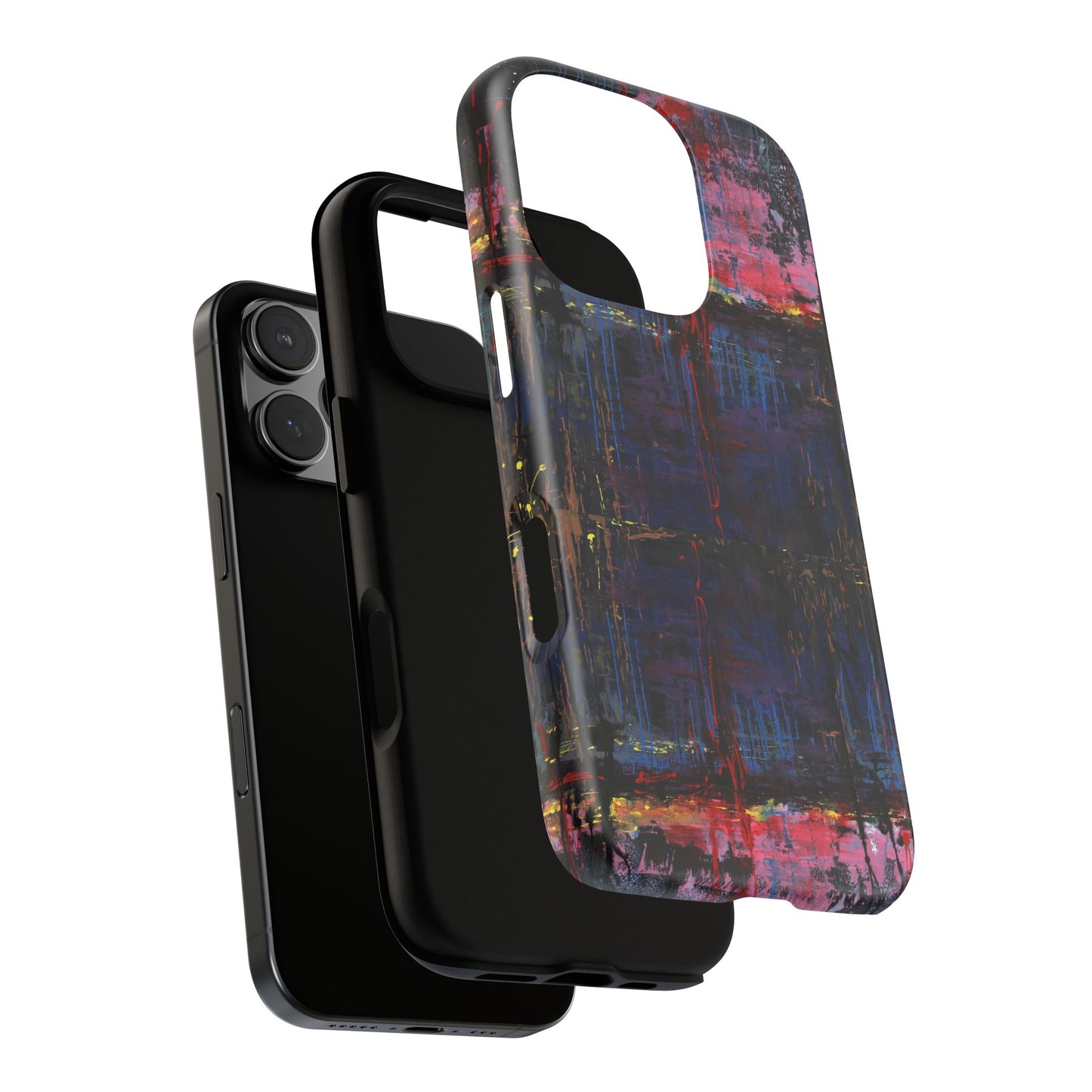Artistic Tough Cases - Colorful Abstract Phone Case for Creative Souls- Illumination Image