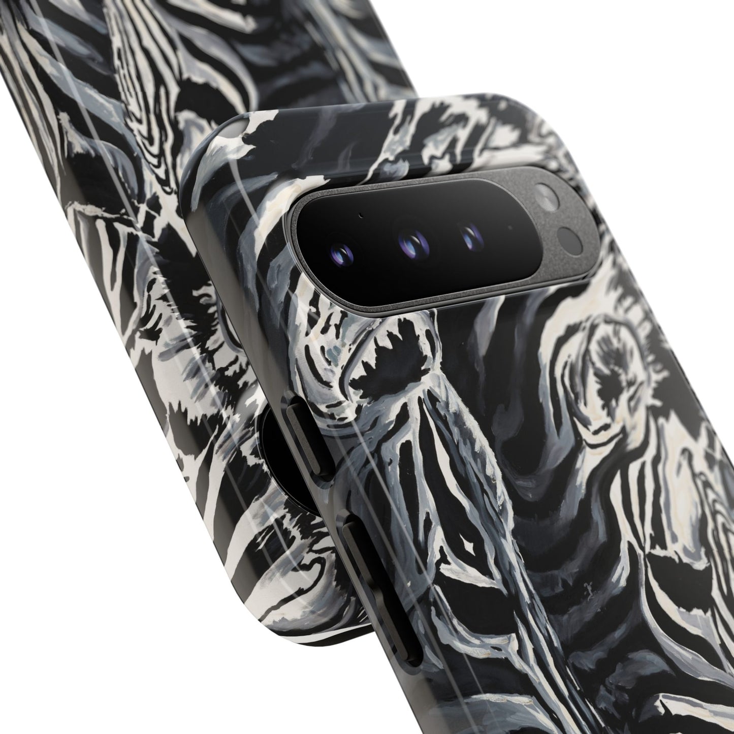 Artistic Zebra Print Phone Case -Tough Cases- Baby Zebras Image