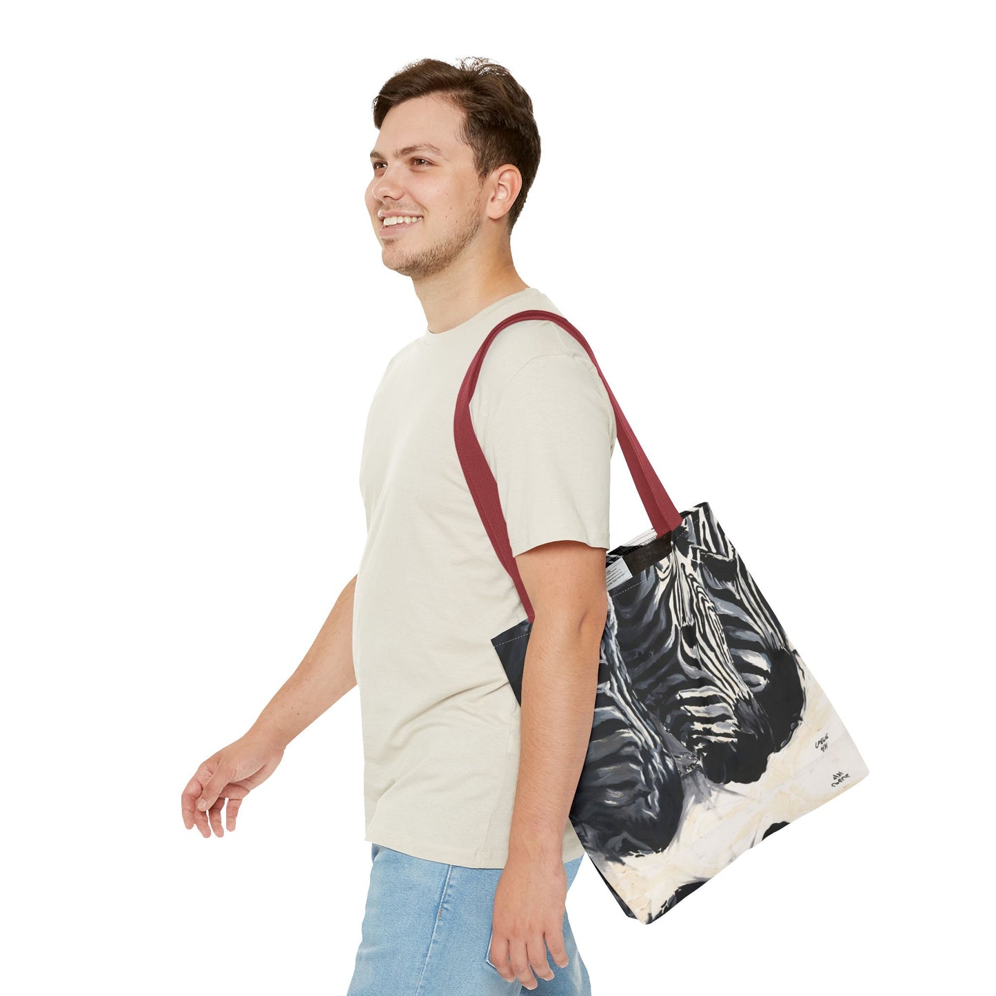 The Baby Zebras Image- Tote Bag