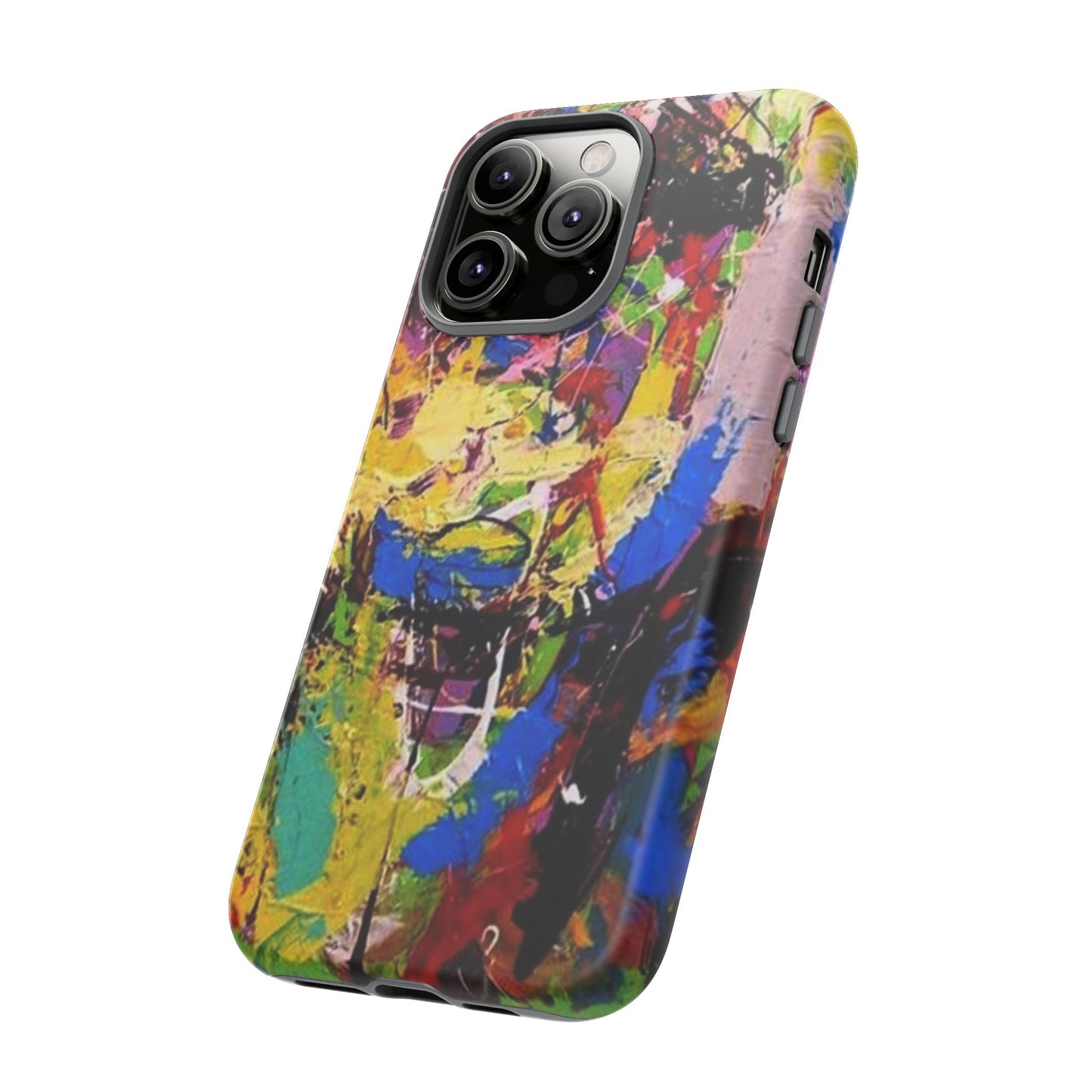 Vibrant Abstract Phone Case - Tough Cases for Bold Individuals