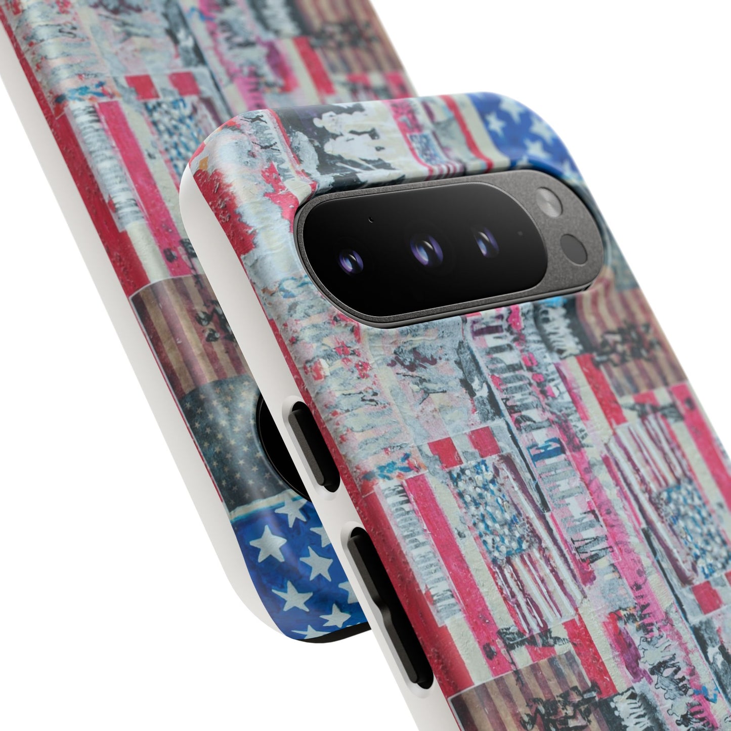 Patriotic Phone Case -We The People Image - Tough Cases with American Flag Design