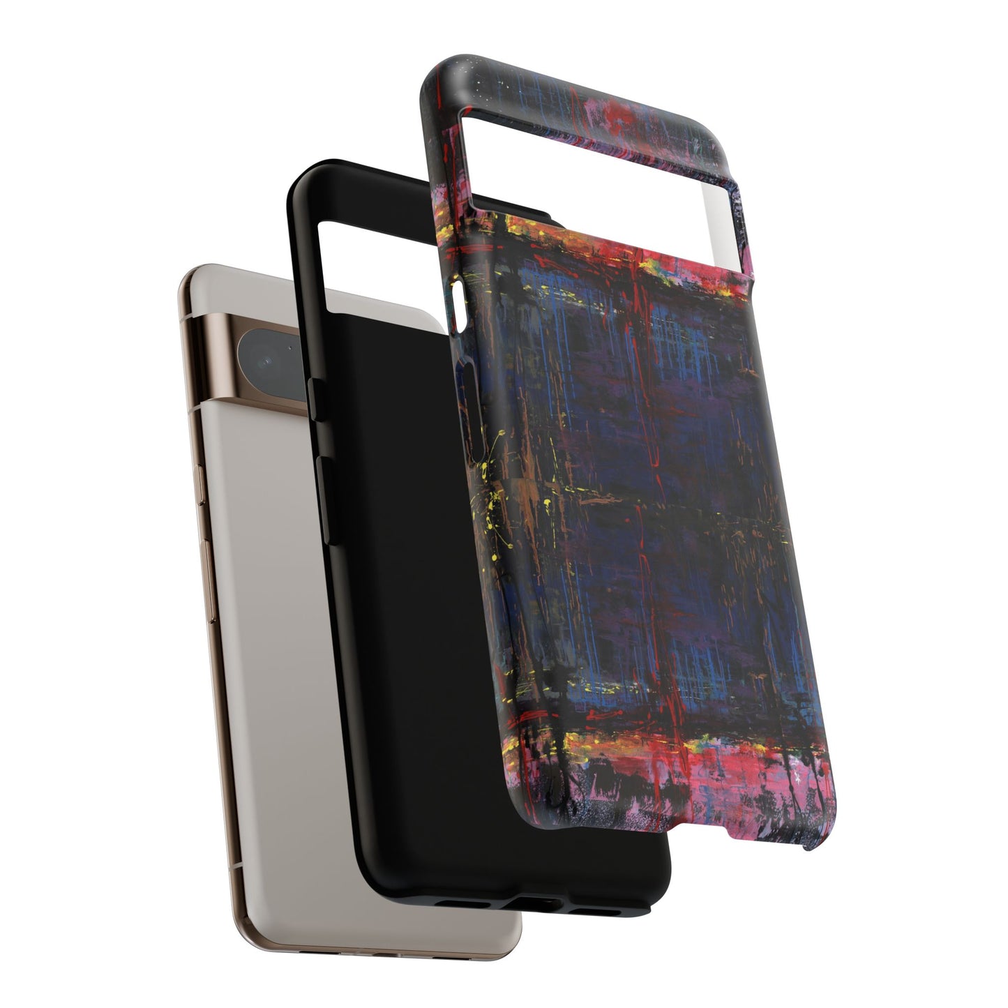 Artistic Tough Cases - Colorful Abstract Phone Case for Creative Souls- Illumination Image