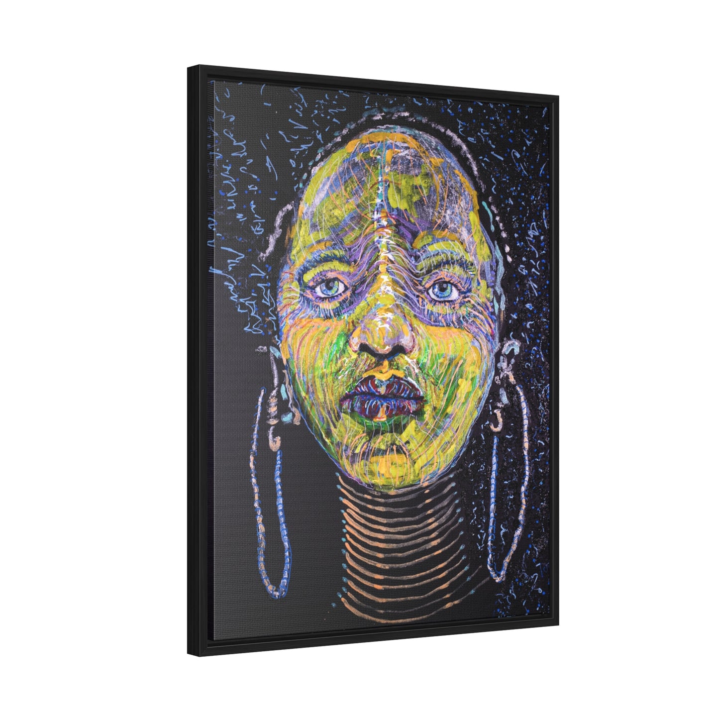 Native Daughter - Framed Canvas Print