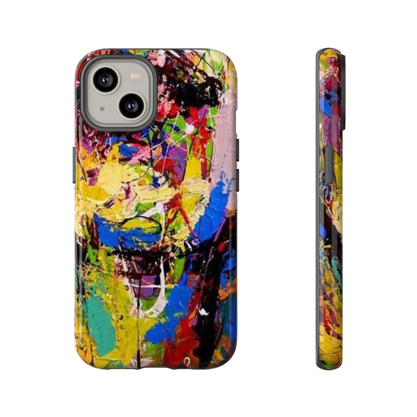 Vibrant Abstract Phone Case - Tough Cases for Bold Individuals