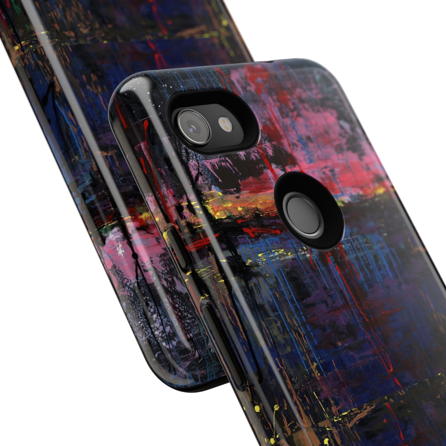 Artistic Tough Cases - Colorful Abstract Phone Case for Creative Souls- Illumination Image
