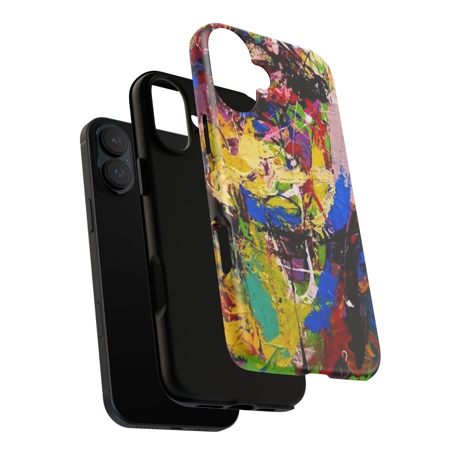Vibrant Abstract Phone Case - Tough Cases for Bold Individuals