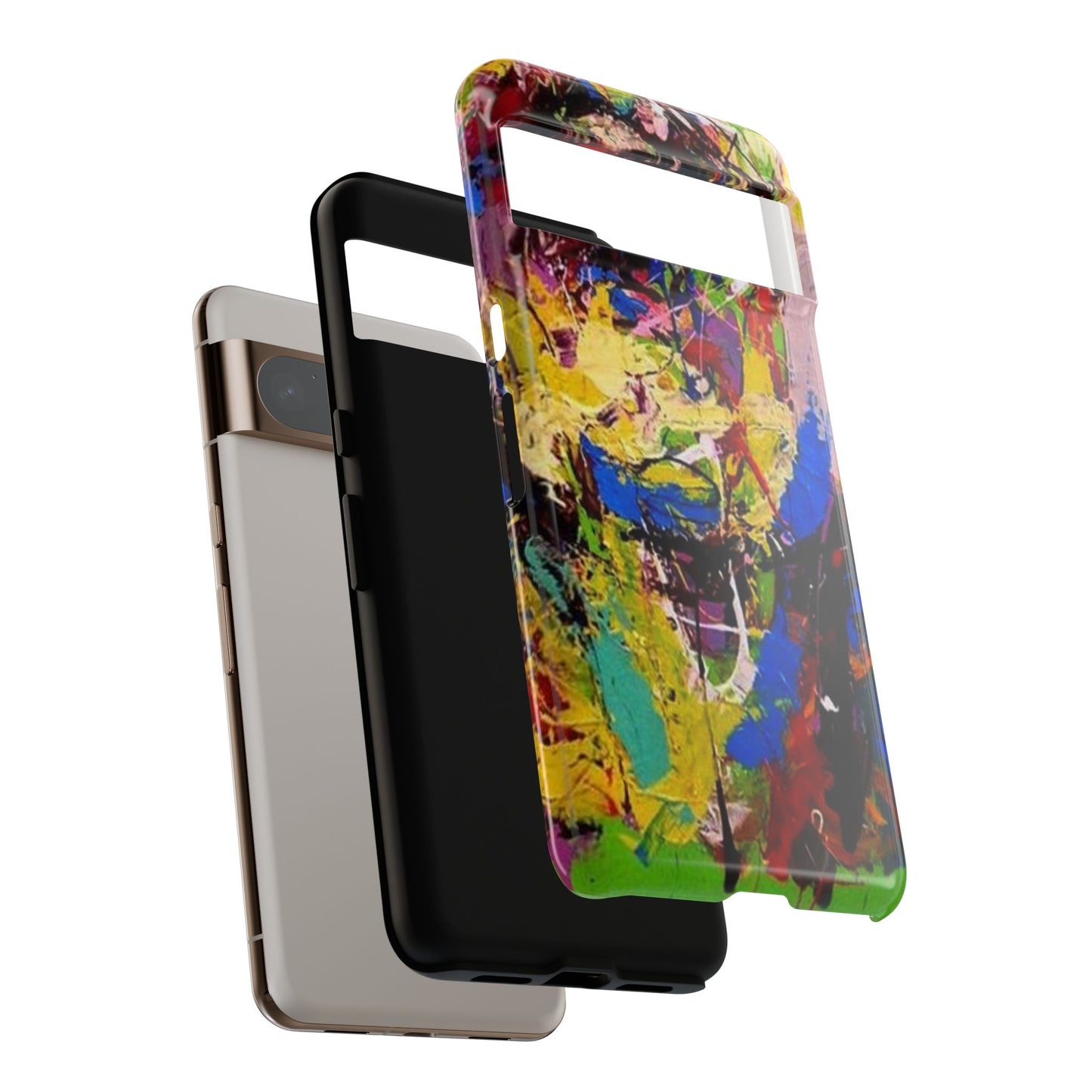Vibrant Abstract Phone Case - Tough Cases for Bold Individuals