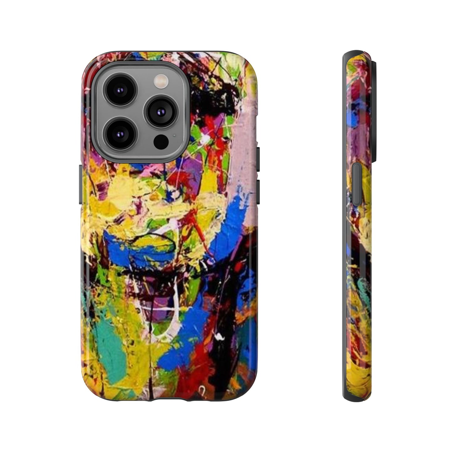 Vibrant Abstract Phone Case - Tough Cases for Bold Individuals