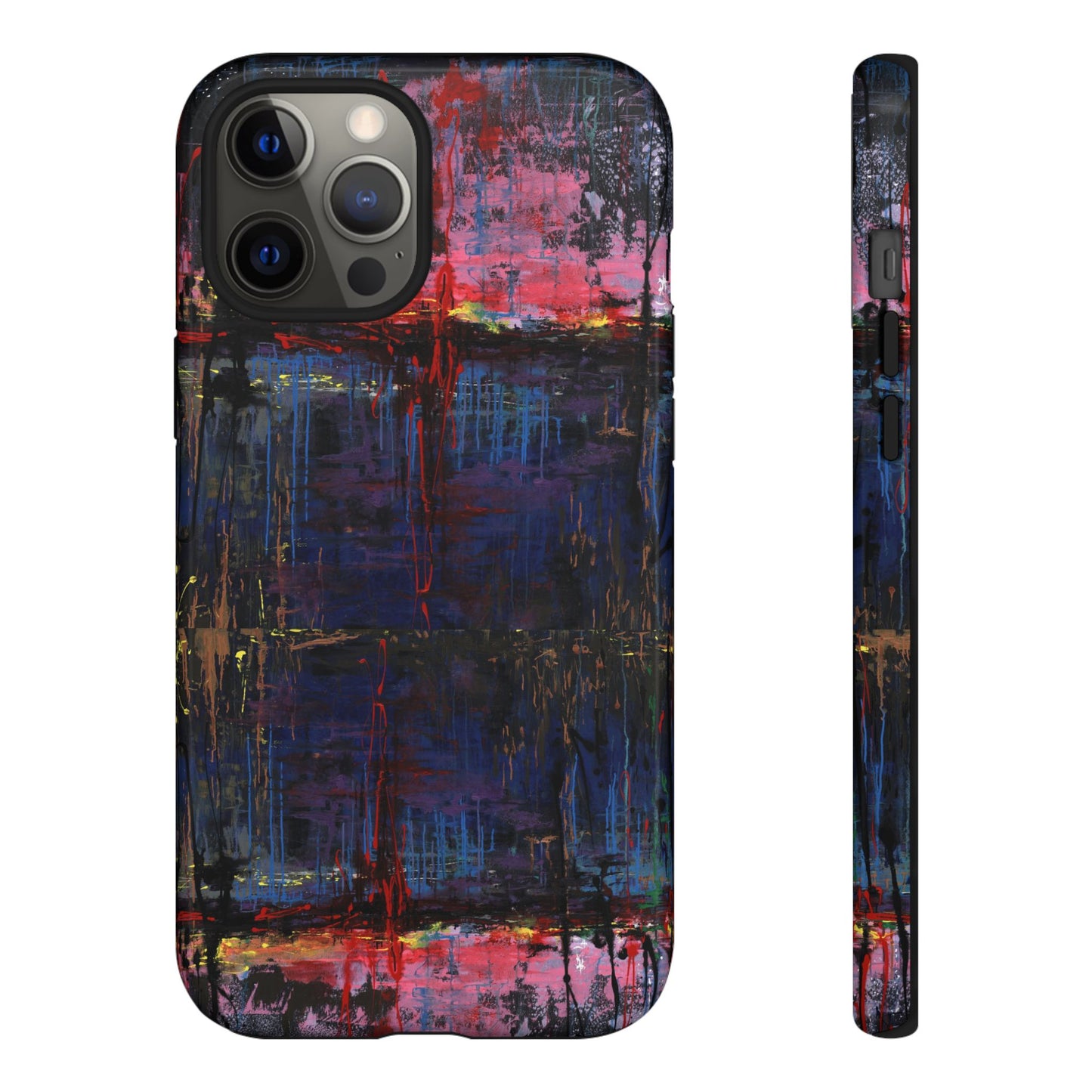 Artistic Tough Cases - Colorful Abstract Phone Case for Creative Souls- Illumination Image