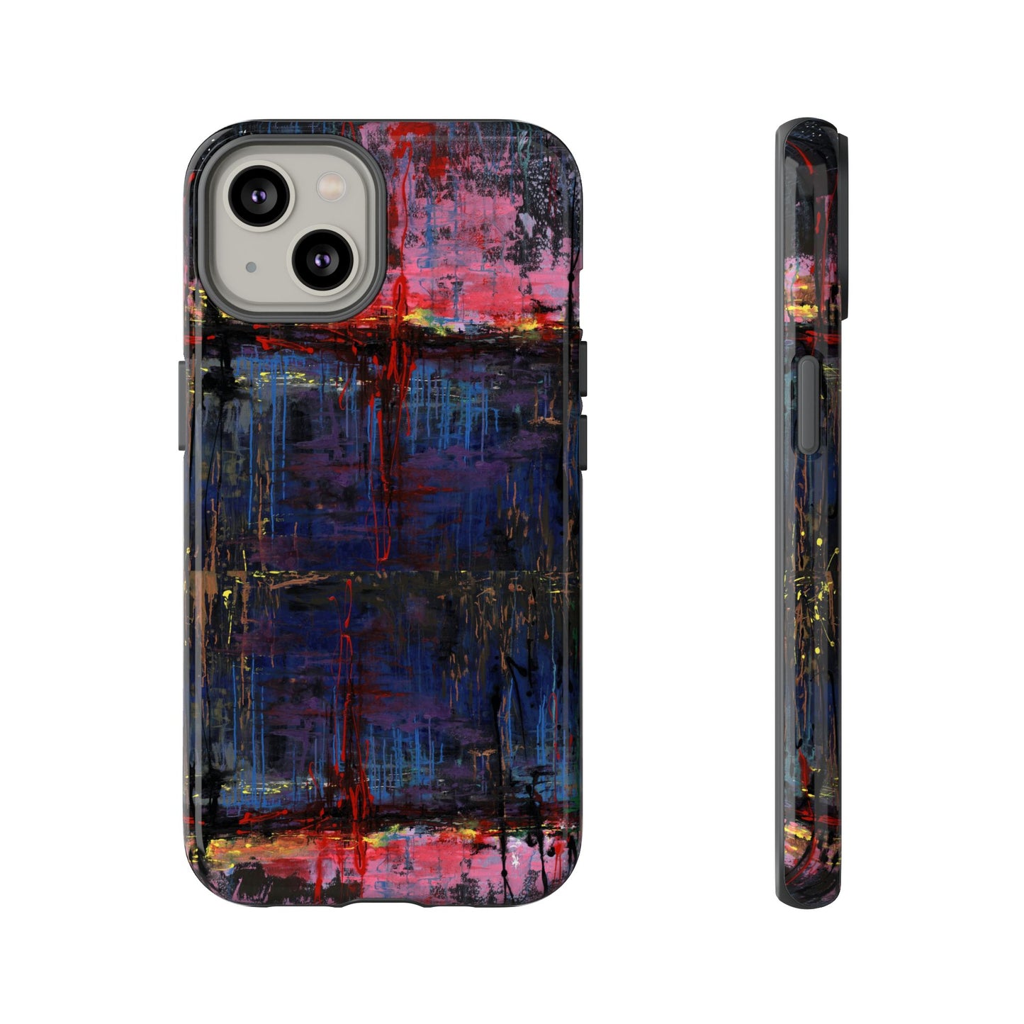 Artistic Tough Cases - Colorful Abstract Phone Case for Creative Souls- Illumination Image