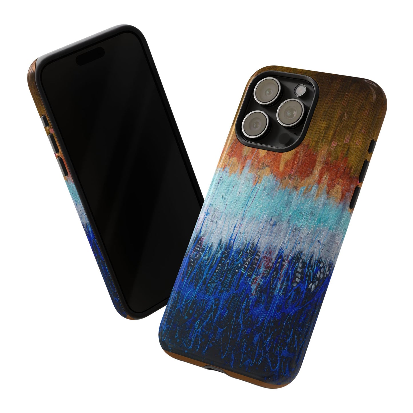 Artistic Tough iPhone Case - Colorful Abstract Design