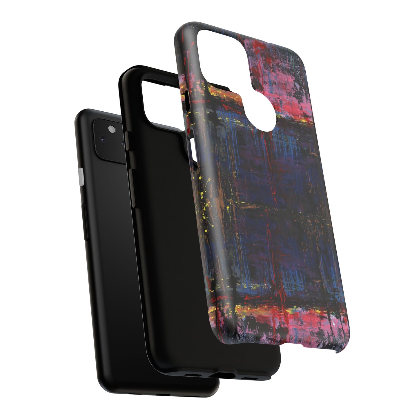 Artistic Tough Cases - Colorful Abstract Phone Case for Creative Souls- Illumination Image
