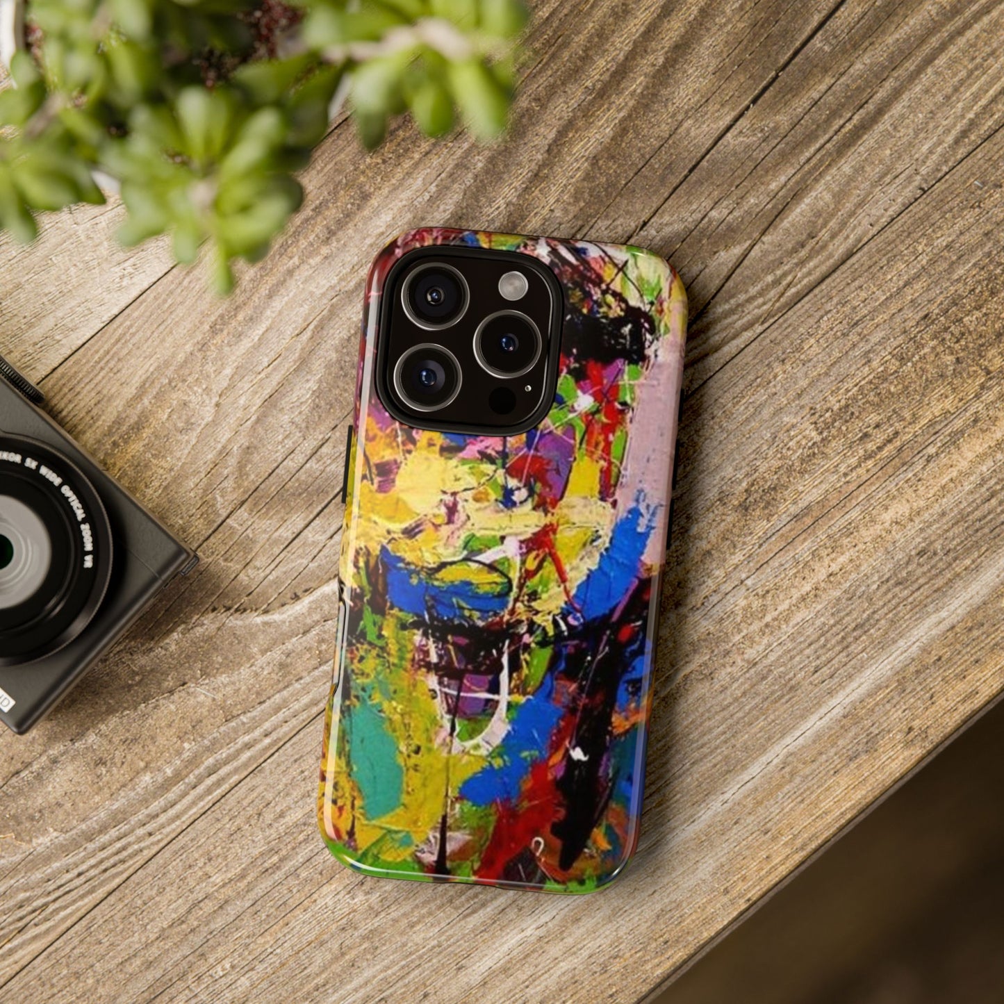 Vibrant Abstract Phone Case - Tough Cases for Bold Individuals
