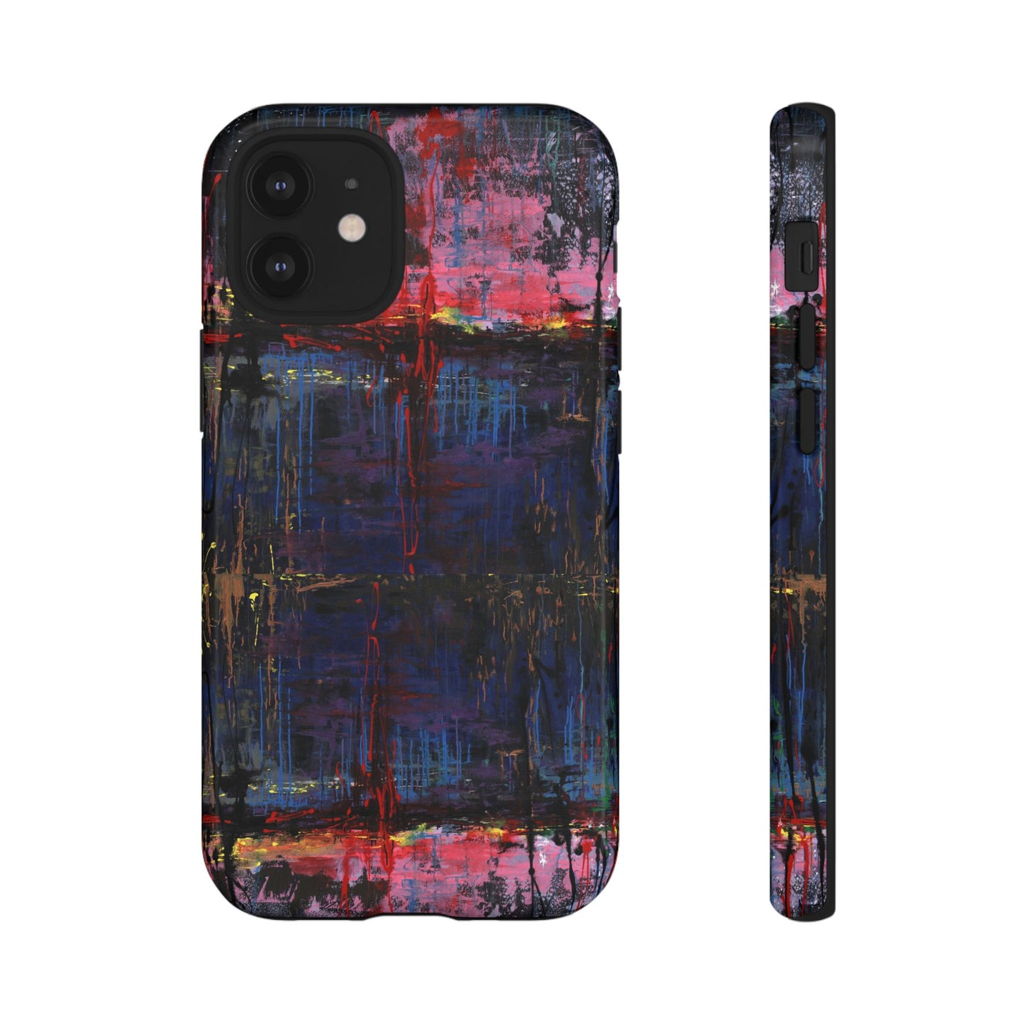 Artistic Tough Cases - Colorful Abstract Phone Case for Creative Souls- Illumination Image